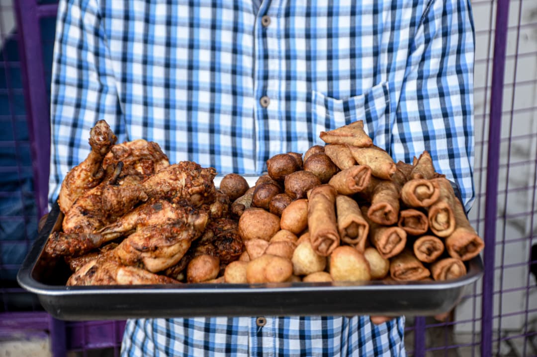 A Snackit platter laid out for an event